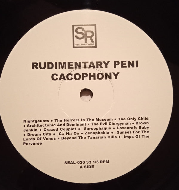 Rudimentary Peni : Cacophony (LP,Album,Reissue,Remastered)
