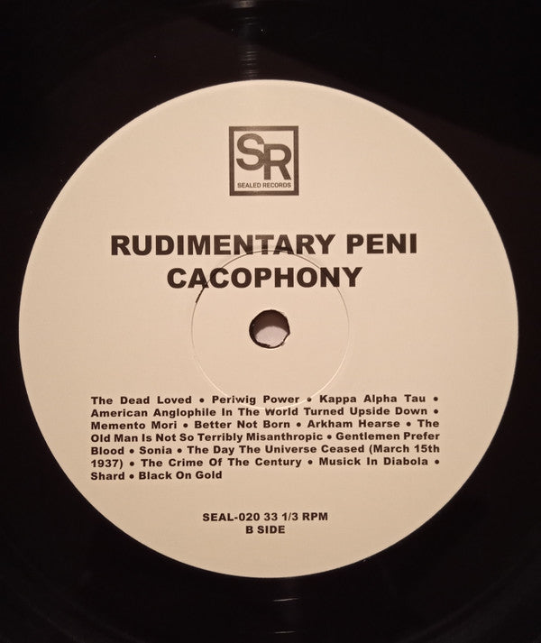 Rudimentary Peni : Cacophony (LP,Album,Reissue,Remastered)