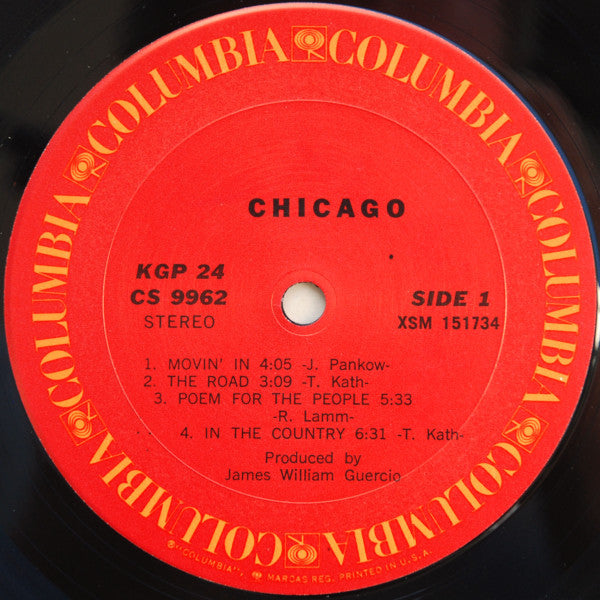Chicago (2) : Chicago (LP,Album,Reissue,Repress)