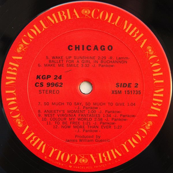 Chicago (2) : Chicago (LP,Album,Reissue,Repress)