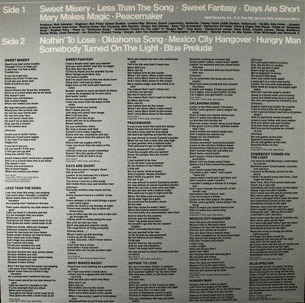 Hoyt Axton : Less Than The Song (LP,Album)