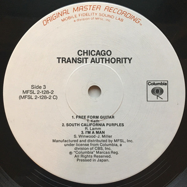 Chicago (2) : Chicago Transit Authority (LP,Album,Reissue,Remastered,Stereo)