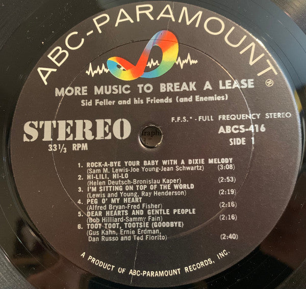 Sid Feller And His "Friends".......[And Enemies] : More Music To Break A Lease!!! (LP,Album,Stereo)