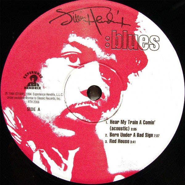 Jimi Hendrix : Blues (LP,Compilation,Limited Edition,Reissue)