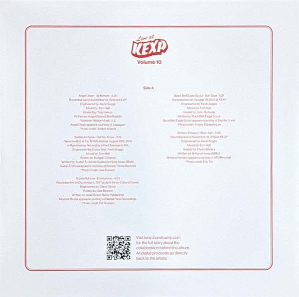 Various : Live At KEXP Volume 10 (12",33 ⅓ RPM,Compilation,Limited Edition)