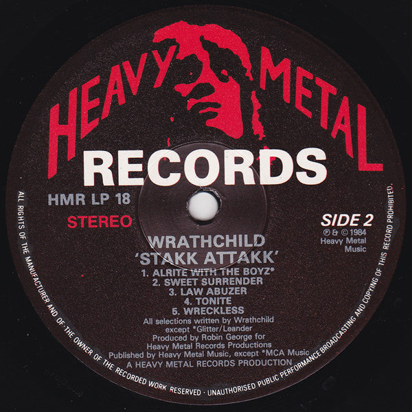 Wrathchild : Stakk Attakk (LP,Album)