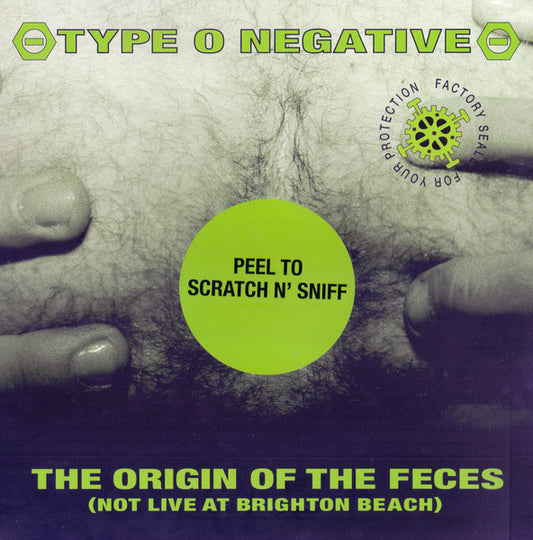 Type O Negative : The Origin Of The Feces (Not Live At Brighton Beach) (LP,Album,Limited Edition,Reissue,Remastered,Repress)