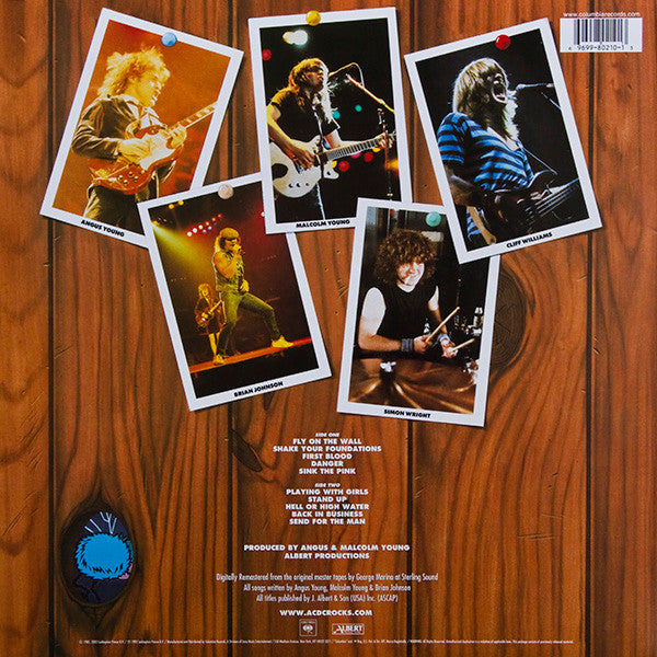AC/DC : Fly On The Wall (LP,Album,Reissue)