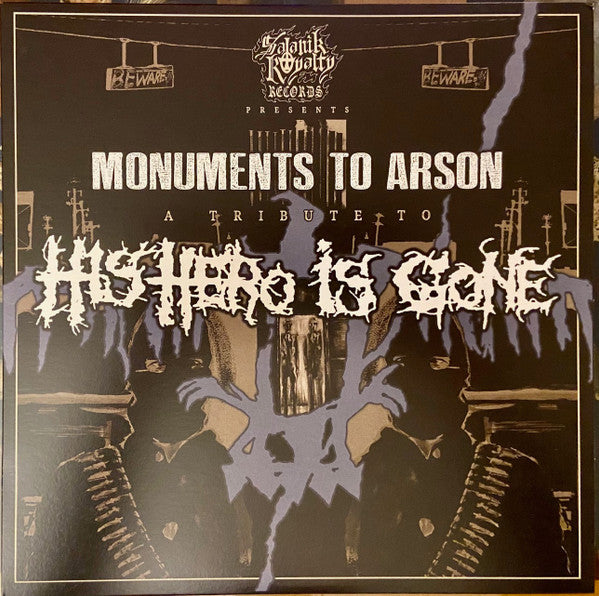 Various : Monuments To Arson - A Tribute To His Hero Is Gone (LP,Compilation)