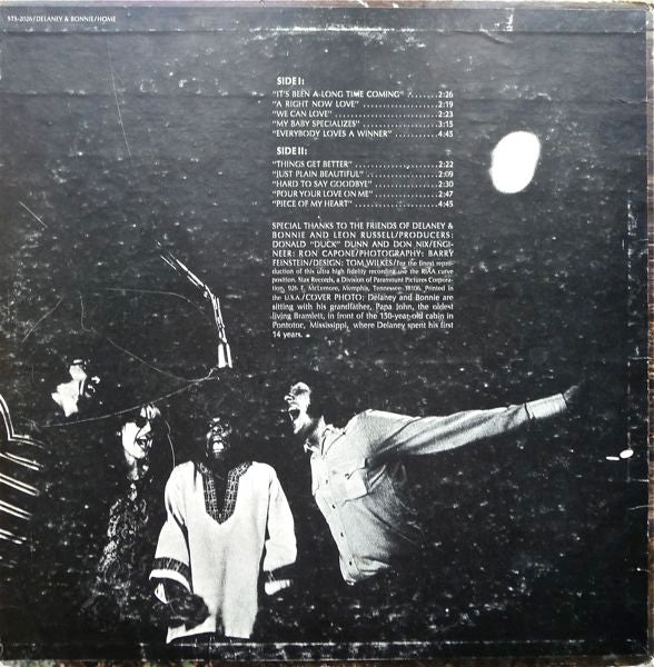 Delaney & Bonnie : Home (LP,Album,Stereo)