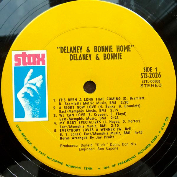 Delaney & Bonnie : Home (LP,Album,Stereo)