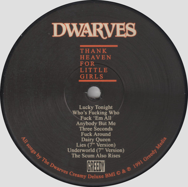 Dwarves : Thank Heaven For Little Girls (LP,Album,Reissue,Remastered)