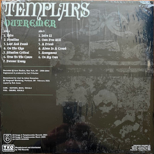 Templars, The : Outremer (LP,Album,Limited Edition,Reissue,Stereo)