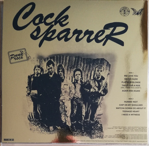 Cock Sparrer : Cock Sparrer (LP,Album,Limited Edition,Reissue,Remastered,Stereo)