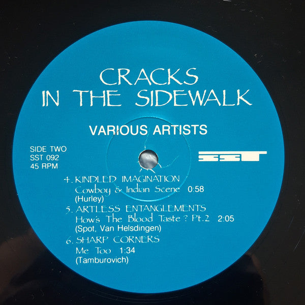 Various : Cracks In The Sidewalk (12",45 RPM,Compilation,Reissue)