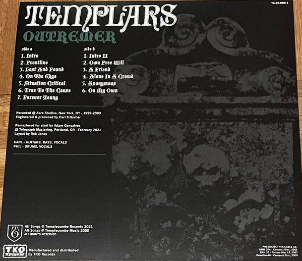 Templars, The : Outremer (LP,Album,Limited Edition,Reissue,Stereo)