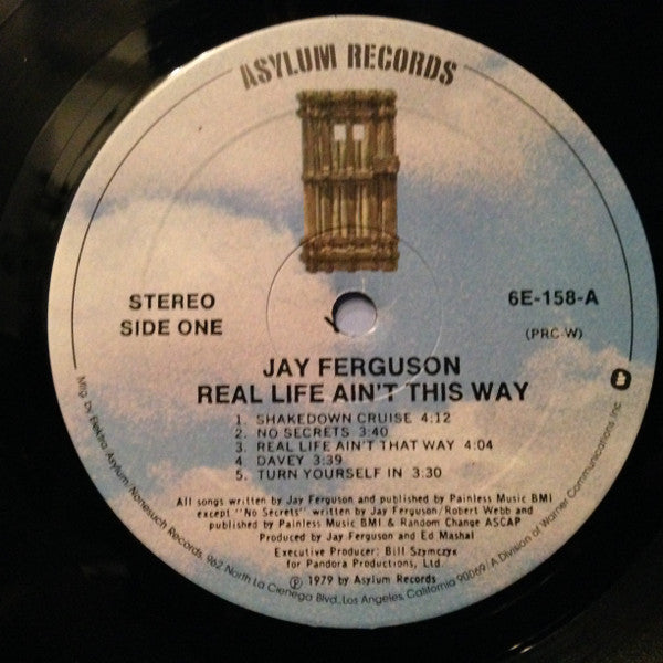 Jay Ferguson : Real Life Ain't This Way (LP,Album)