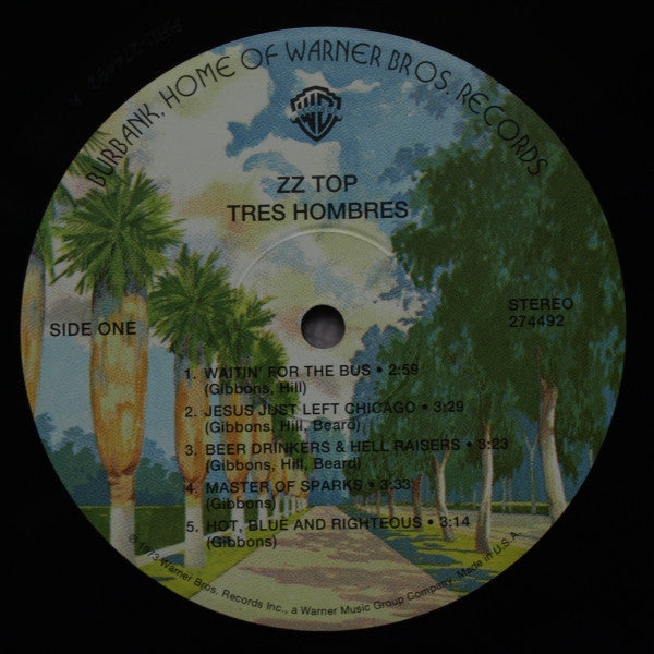 ZZ Top : Tres Hombres (LP,Album,Reissue,Remastered,Stereo)