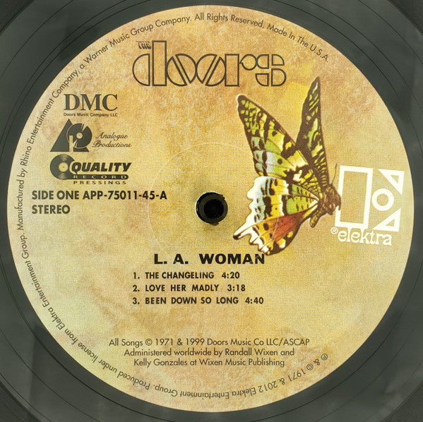 Doors, The : L.A. Woman (12",45 RPM,Album,Limited Edition,Reissue,Stereo)