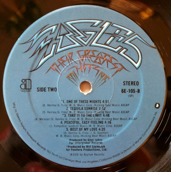 Eagles : Their Greatest Hits 1971-1975 (LP,Album,Compilation,Repress)