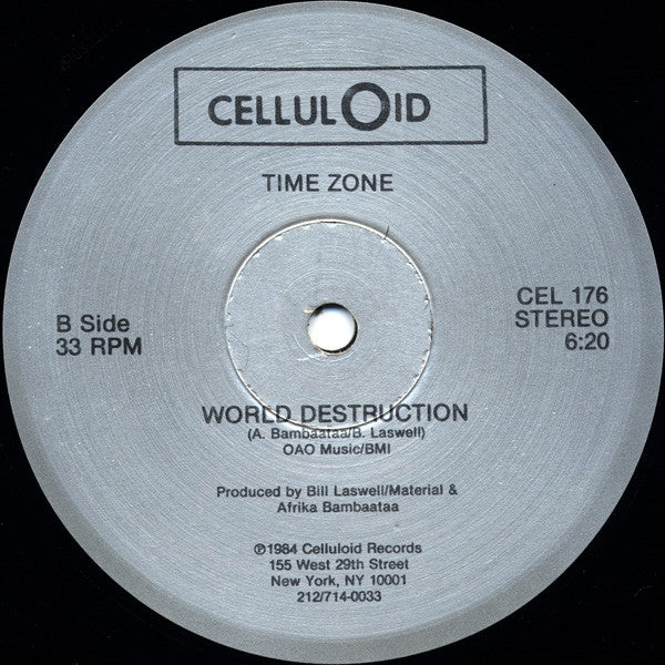 Time Zone : World Destruction (12",33 ⅓ RPM)