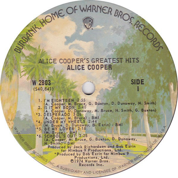 Alice Cooper : Alice Cooper's Greatest Hits (LP,Compilation)