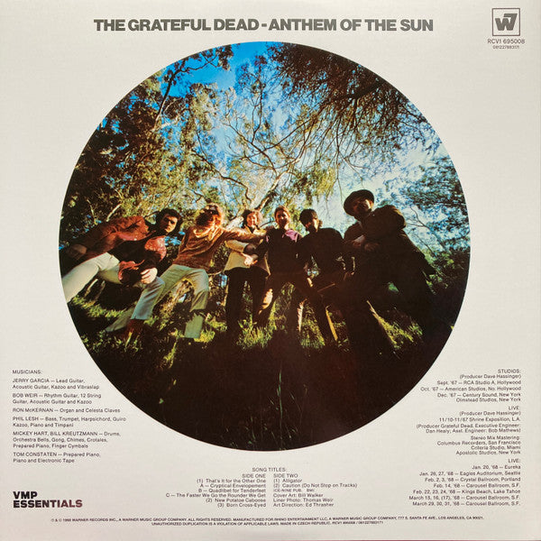 Grateful Dead, The : Anthem Of The Sun (LP,Album,Club Edition,Reissue,Remastered,Stereo)