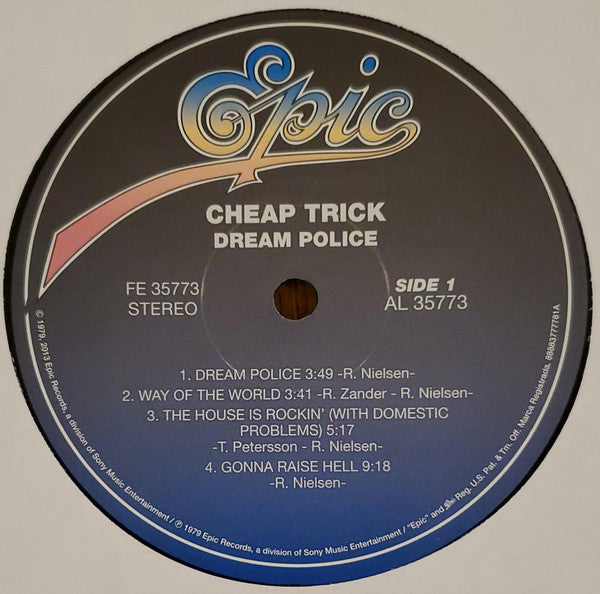 Cheap Trick : Dream Police (LP,Album,Reissue,Repress,Stereo)