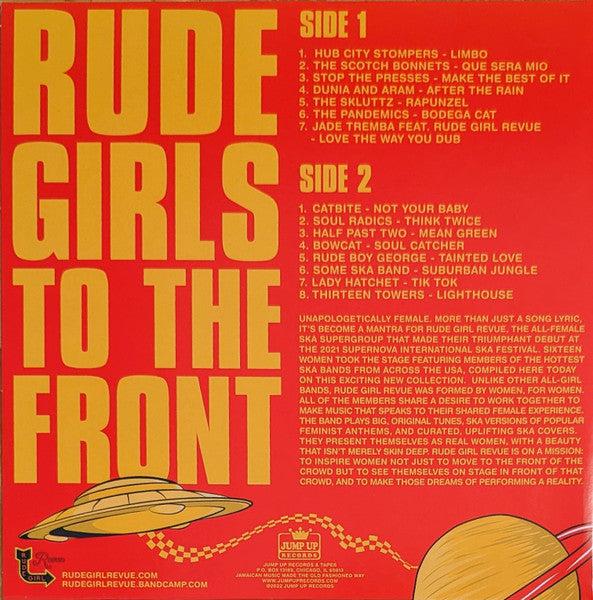 Various : Rude Girls To The Front (LP,Sampler,Stereo)