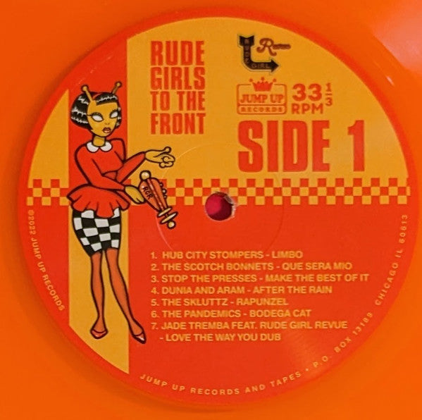 Various : Rude Girls To The Front (LP,Sampler,Stereo)