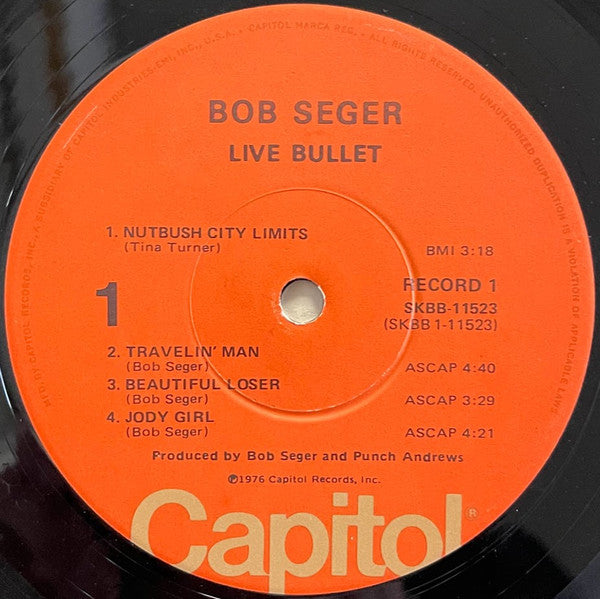 Bob Seger And The Silver Bullet Band : Live Bullet (LP,Album)