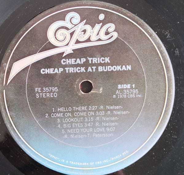 Cheap Trick : Cheap Trick At Budokan (LP,Album,Stereo)