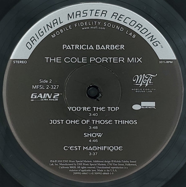 Patricia Barber : The Cole Porter Mix (LP,Limited Edition,Numbered,Remastered,Stereo)