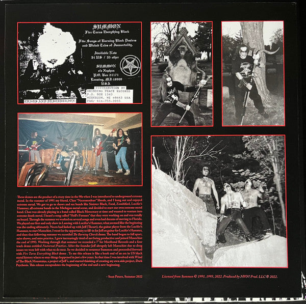 Summon : Fire Turns Everything Black / Devourer Of Souls (LP,Compilation)