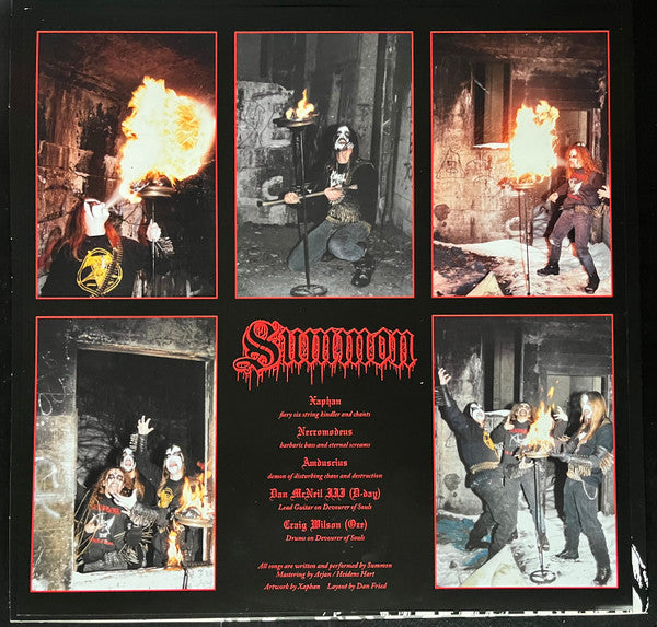 Summon : Fire Turns Everything Black / Devourer Of Souls (LP,Compilation)