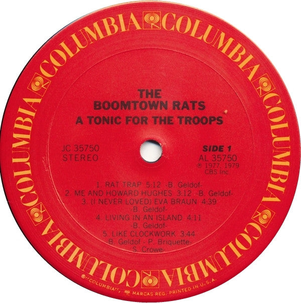 Boomtown Rats, The : A Tonic For The Troops (LP,Album)