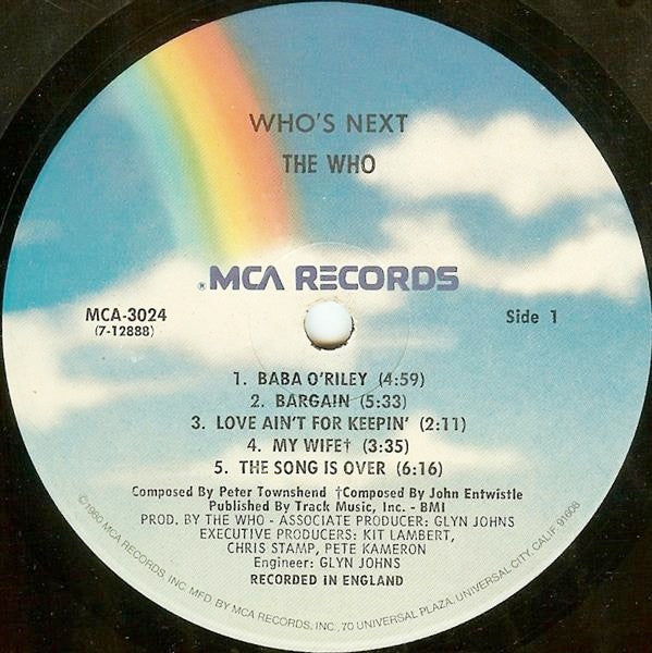 Who, The : Who's Next (LP,Album,Reissue)