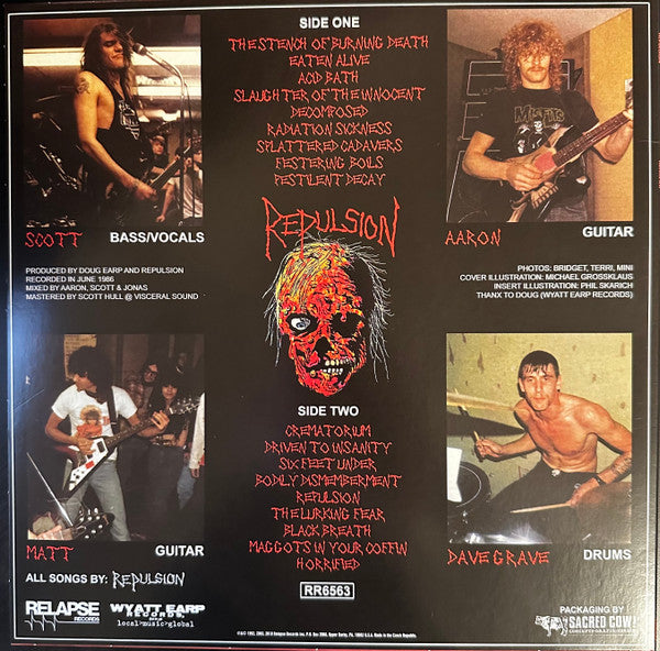 Repulsion : Horrified (LP,Album,Limited Edition,Reissue)