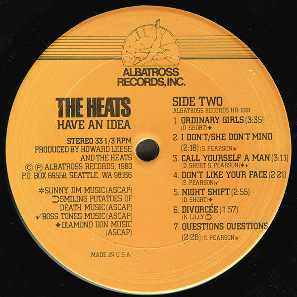 Heats, The : Have An Idea (LP)