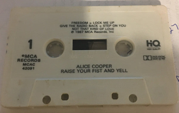 Alice Cooper (2) : Raise Your Fist And Yell (Album)