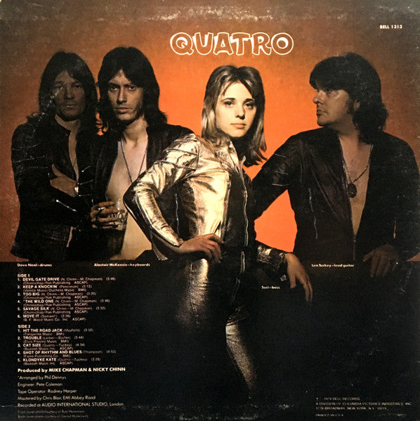 Suzi Quatro : Quatro (LP,Album)