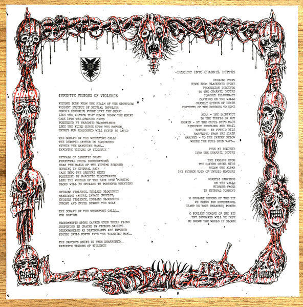 Altar Of Gore : Infinite Visions Of Violence & 2018 Demo (LP,Compilation,Limited Edition,Remastered)