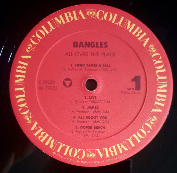 Bangles : All Over The Place (LP,Album,Reissue)