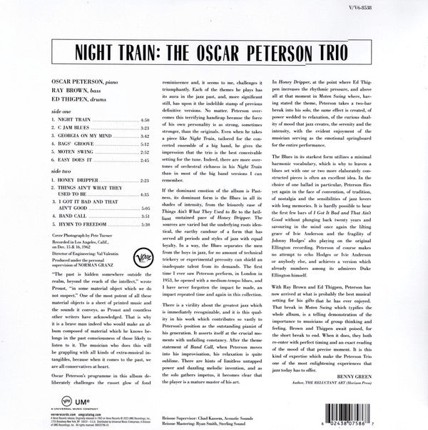 Oscar Peterson Trio, The : Night Train (LP,Album,Reissue,Stereo)