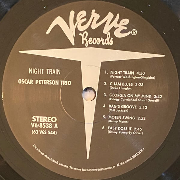 Oscar Peterson Trio, The : Night Train (LP,Album,Reissue,Stereo)