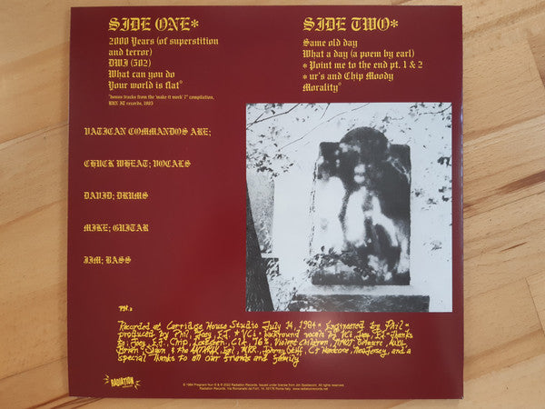 Vatican Commandos : Point Me To The End  (LP,Reissue)