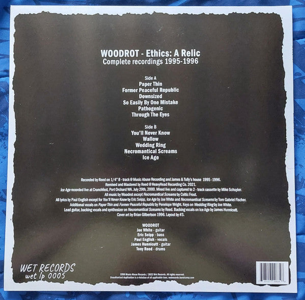 Woodrot : Ethics - A Relic (LP,Compilation)