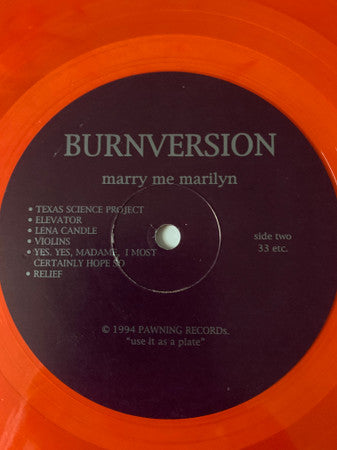 Burnversion (2) : Burnversion (LP,Album,Stereo)