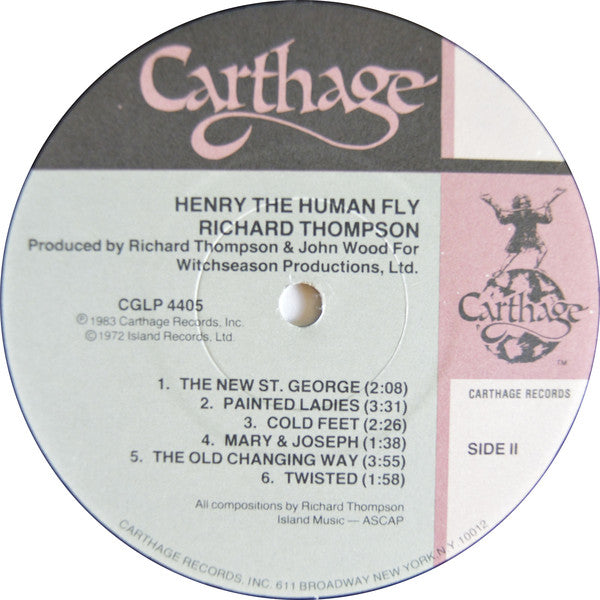 Richard Thompson : Henry The Human Fly (LP,Album,Repress)