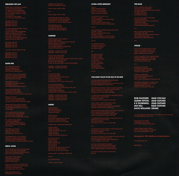 Judas Priest : British Steel (LP,Album,Reissue)